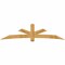 Ekena Millwork Alberta Rough Sawn Timber Gable Bracket, Western Red Cedar, 108"W x 27"H x 6"D x 6"F, 6/12 Pitch GBW108X27X0606ALB00RWR - alternate 1